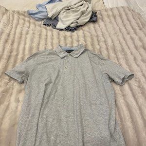 Gray Brooks Brothers Polo Shirt